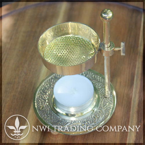 Brass Resin Incense Burner, Fully Adjustable, Beautifully Detailed - N –  Lizzy Lane Farm Apothecary