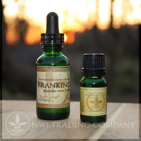 Boswellia Sacra Essential Oil And Frankincense Infused Carrier Oil